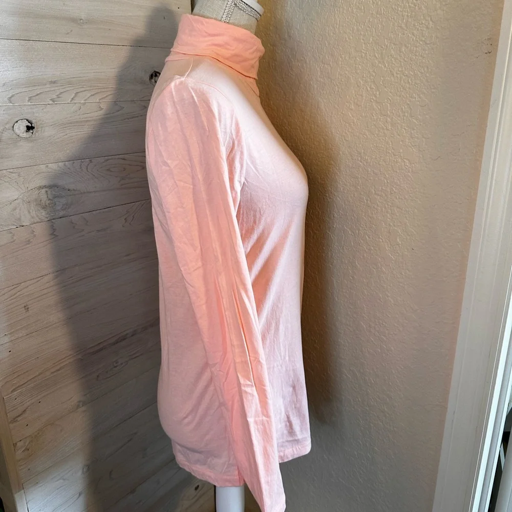 Jcrew sz small NWOT light‎ pink cotton turtleneck